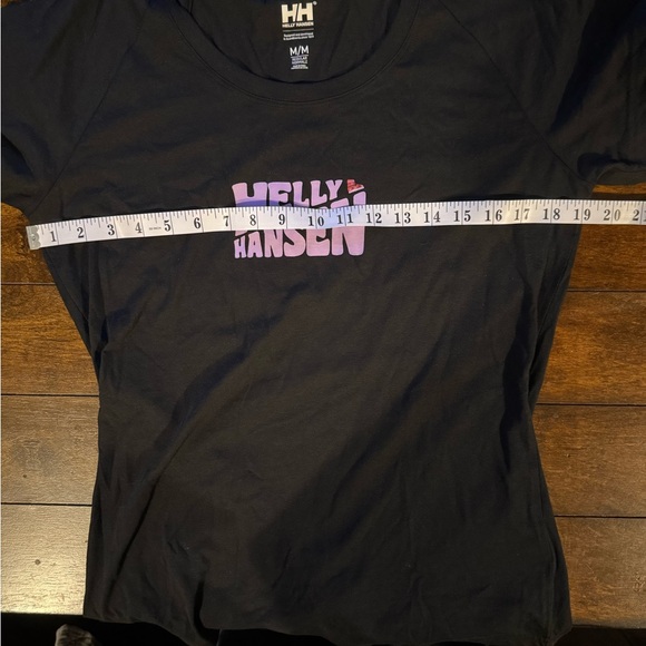 Helly Hansen Black and Purple Women's Tee (Brand New) - Picture 5 of 11